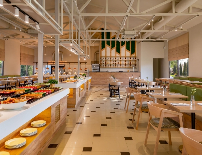 Ресторан шведской линии Fa sol - Отель «Дача Дель Соль»